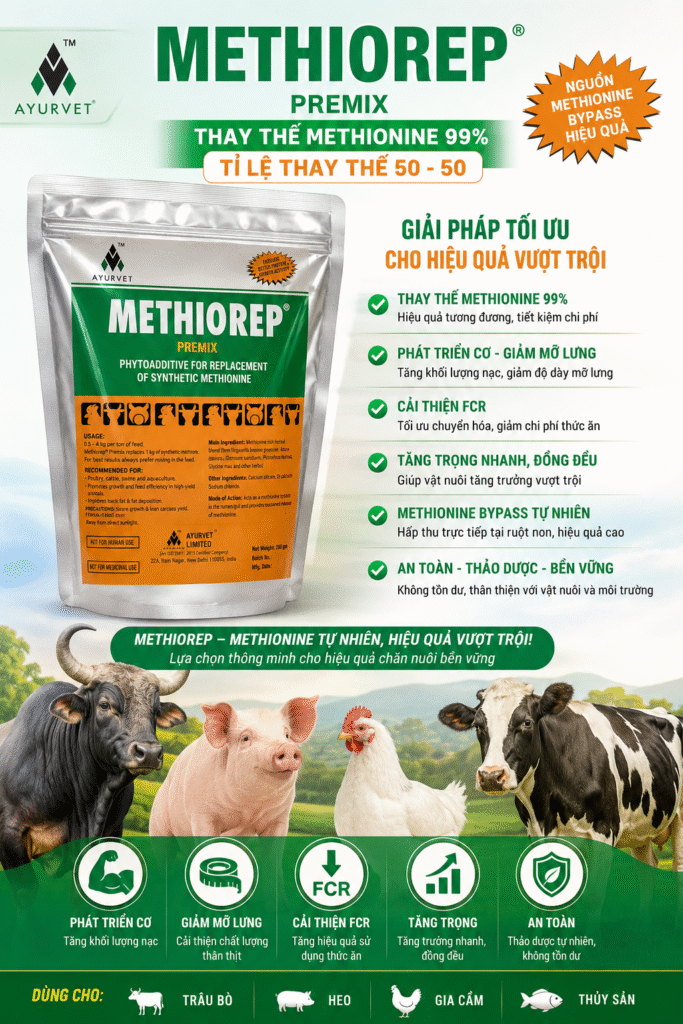Methiorep - Vỗ béo thảo dược, tăng khô béo